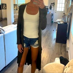 One the Land Olive Green Cardigan